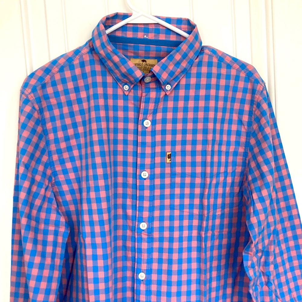 Buffalo Jackson trading code brand new button down shirt, 100% cotton size small
